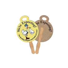 Stop Watch Recycled Hand Fan - Paper Products