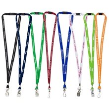 PALMER 3/8 Silkscreen Lanyard with FREE Breakaway Safety Release