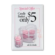Full Color Rectangle with square corners Button - 2 1/2 x 3 1/2