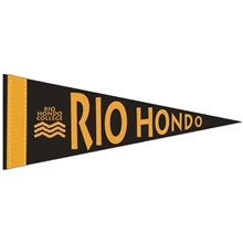 4 x 10 Colored Felt Pennant - With 1 sewn Strip