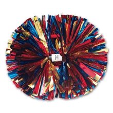 3- Color Mix Metallic Show Pom - 6