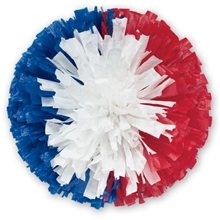 3- Color Side - By - Side Vinyl Show Pom - 8