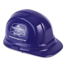 Decal Imprinted Hard Hat - Hard hat - 2 sides