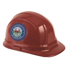 Decal Imprinted Hard Hat - Hard hat - 2 sides back