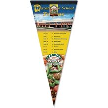 17 x 40 Premium Felt Pennant - With 1 sewn Strip