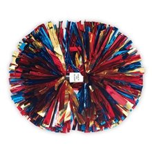 3- Color Mix Metallic Show Pom - 5
