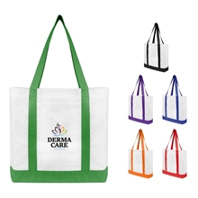 Non - Woven Tote Bag With Trim Colors