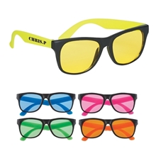 Tinted Lenses Rubberized Sunglasses