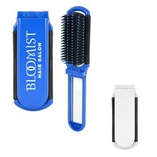 Kwik - Fix Folding Brush With Mirror