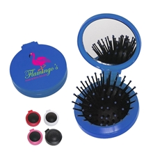 Brush And Mirror Compact