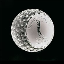 Clearaward Flagstick Optical Crystal Golf Ball Award