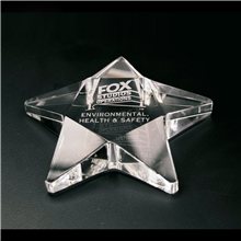 Clearaward Optical Crystal Achievement Award Paperweight