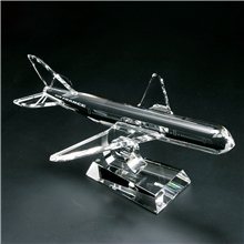 Clearaward Optical Crystal Air Cargo Plane