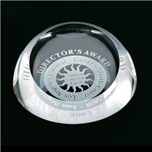 Clearaward Optical Crystal Dome Paperweight