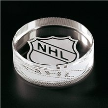 Clearaward Optical Crystal Hockey Puck Paperweight Award