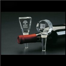 Clearaward Jade Crystal Wine Stopper Circle