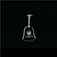 Clearaward Jade Crystal Holiday Ornament Bell