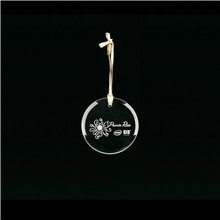 Clearaward Jade Crystal Holiday Ornament Circle