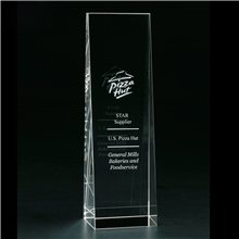 Clearaward Optical Crystal Slope Award 10 in