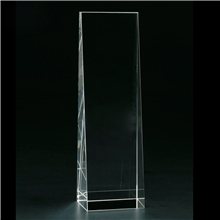 Clearaward Optical Crystal Slope Award 9 in