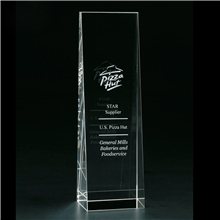 Clearaward Optical Crystal Slope Award 8 in