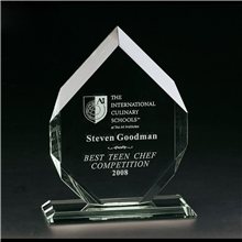 Clearaward Motivation Jade Crystal Achievement Award 10 1/2 in