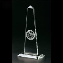 Clearaward Determination Jade Crystal Achievement Award 10 1/2 in