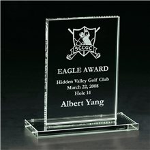 Clearaward Jade Crystal Attitude Award 6 in
