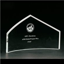 Clearaward Jade Crystal Panorama Peak Achievement Award 9 in