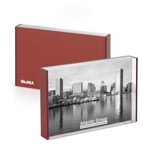 MoMA Acrylic Red Photo Frame 4x6 Optical Quality