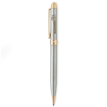 Satin Silver Midsize Twist - Action Ballpint Pen