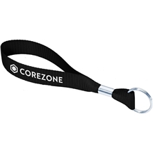 Nylon Web Wristlet Keychain Strap