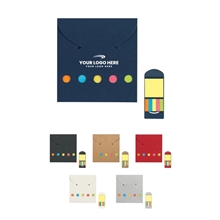 Sticky Notes And Flags In Pocket Case