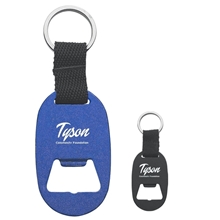 Metal Key Tag With Bottle Opener