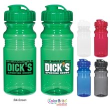 20 oz Poly - Clear(TM) Fitness Bottle With Super Sipper Lid