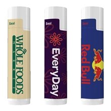 Natural Lip Moisturizer with Organic Ingredients in White Tube