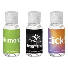1 oz Clear Sanitizer in Round Bottle
