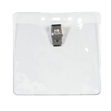 Badge Pouch w / Bulldog Clip - 4 /18 x 3 7/8