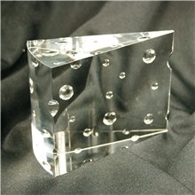 Clearaward Big Cheese Wedge Optical Crystal Achievement Award