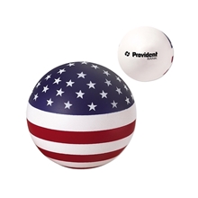 Stars And Stripes Patriotic Round Stress Ball