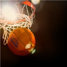 7 Mid - Size Rubber Basketball