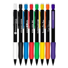 Mechanical Pencils - Black Barrel with Rubber Grip 2 HB Leads - Refillable