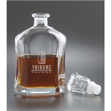 26 oz Capitol Decanter - Deep Etched