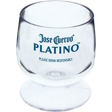 2 oz Plastic Brandy Snifter Sampler