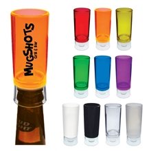 1.5 oz Plastic Bottle Top Sidecar Shooter