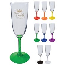 7 oz Standard Stem Plastic Champagne Flute