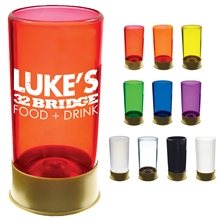 1.5 oz Plastic Shot Gun Shell Style Shooter Shot Glass