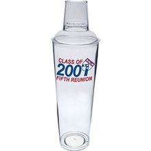 24 oz 3 Piece Large Volume Plastic Cocktail Shaker