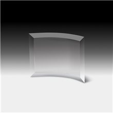 Curved Standing Award - 10 x 7