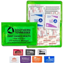 HEAL - ON - THE - GO L 10 Piece Economy Healthy Living kit in Colorful Vinyl Pouch